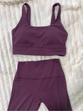 🔥 CRZ YOGA Butterluxe Matching Set | Medium | Deep Purple | Sculpting & Soft 🔥